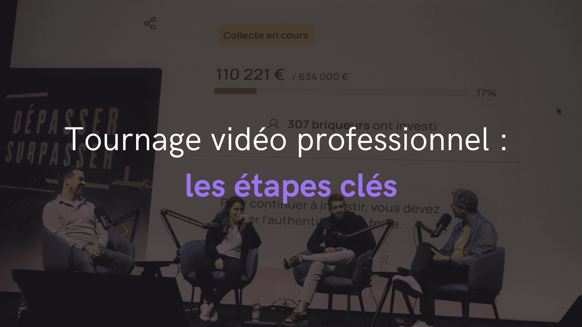 Tournage vidéo professionnel : les étapes clés