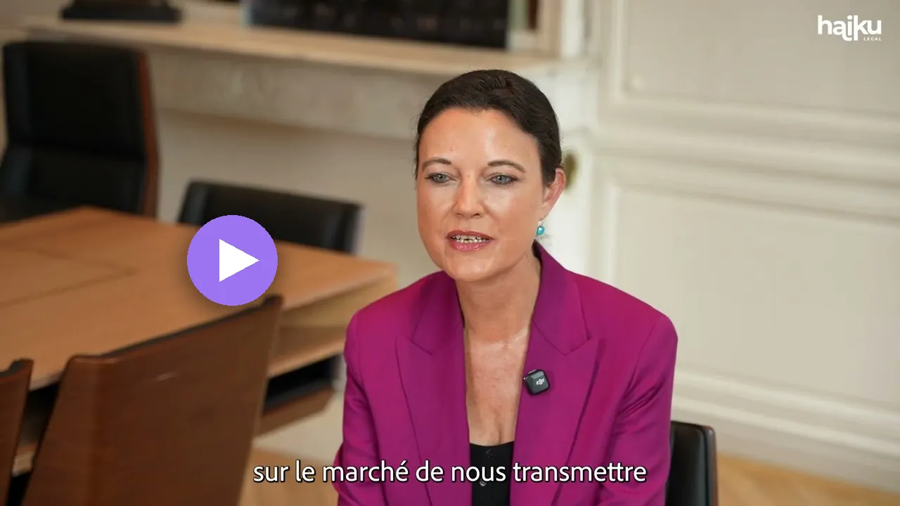 Vidéo témoignage client de Haiku, tournée par KOSMOS avec le Barreau de Bordeaux